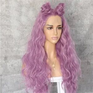 Leyla Pink Wavy 24" Lace Front Wig